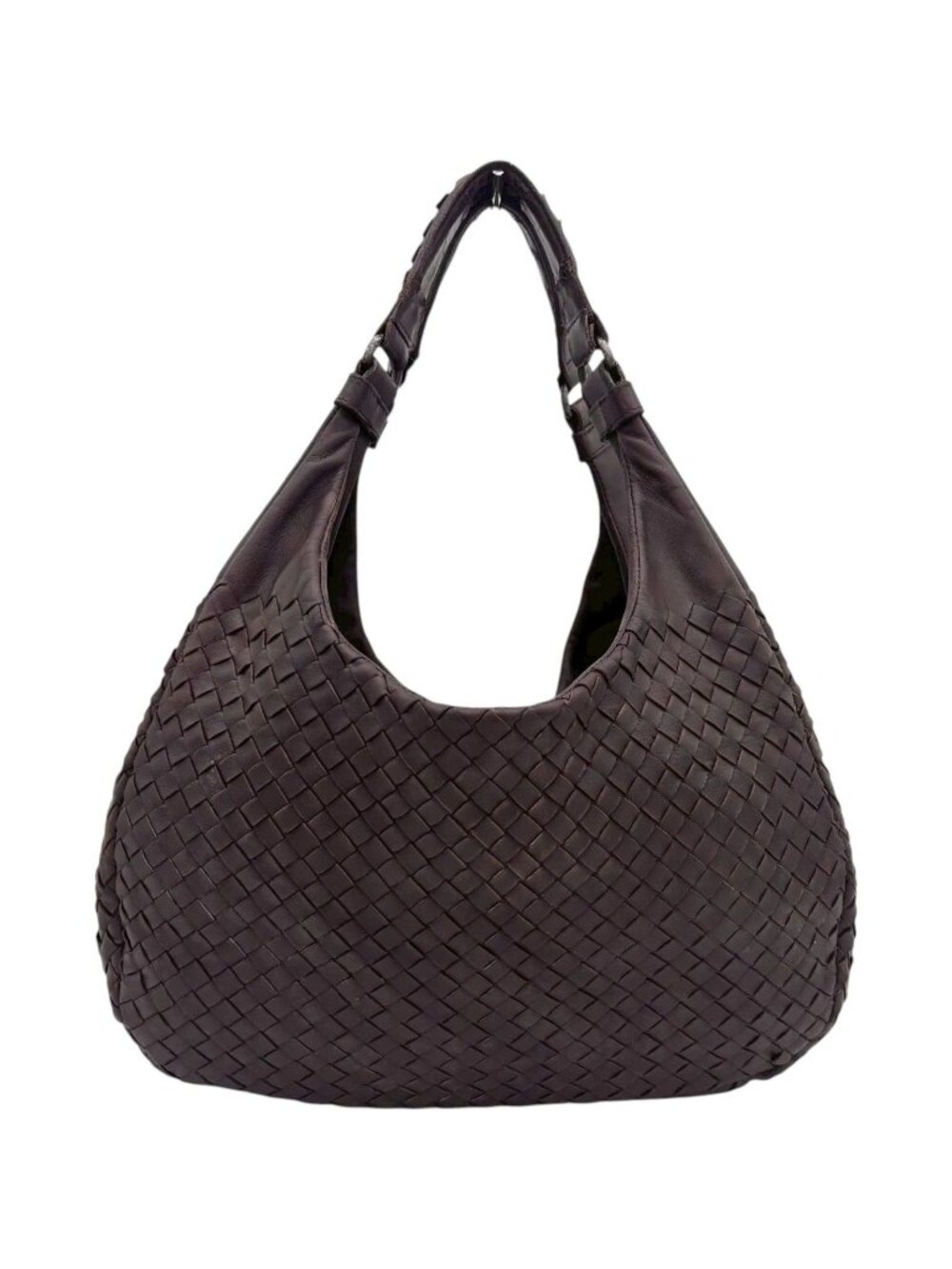778855CR T6 Bottega Veneta Hand Bag Black Leather